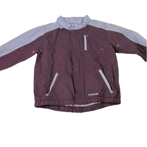 ROOTS Girls lined windbreaker rain jacket